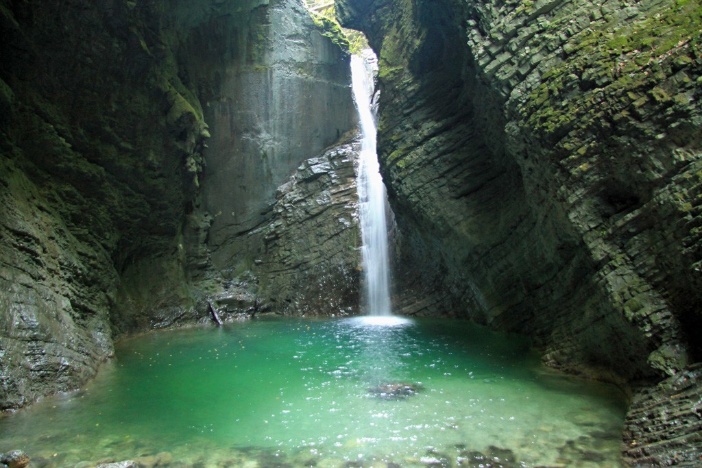 Watervallen Slovenië Kozjak