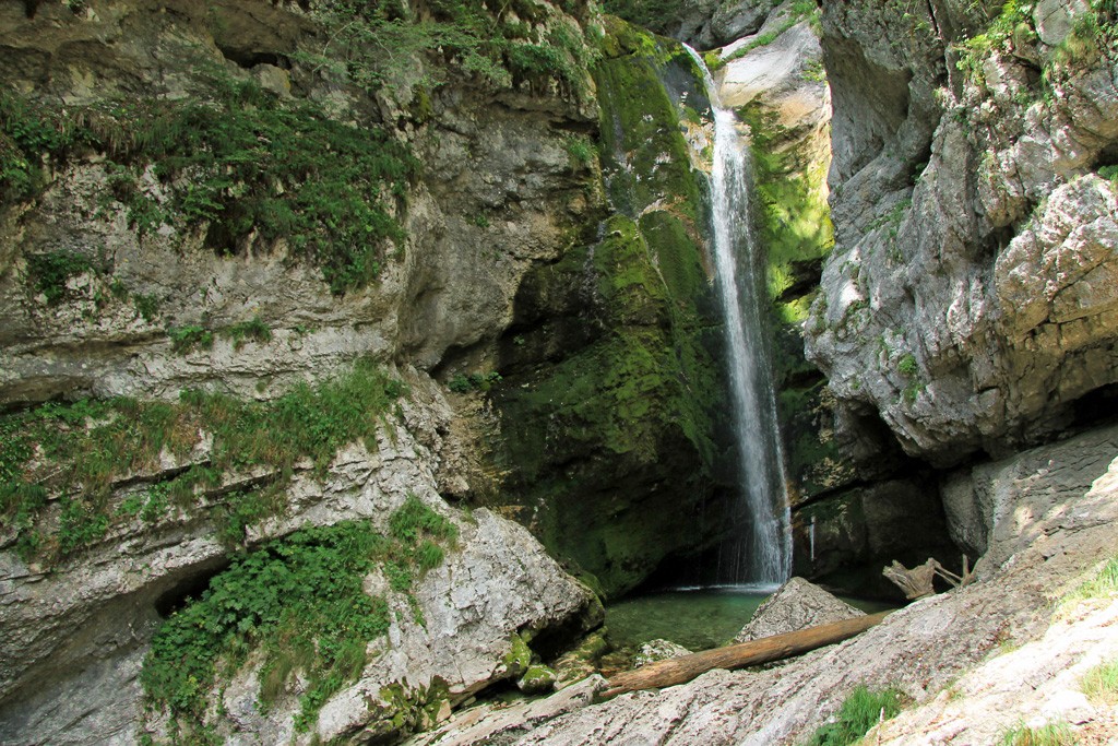 Watervallen Slovenië Mostnica
