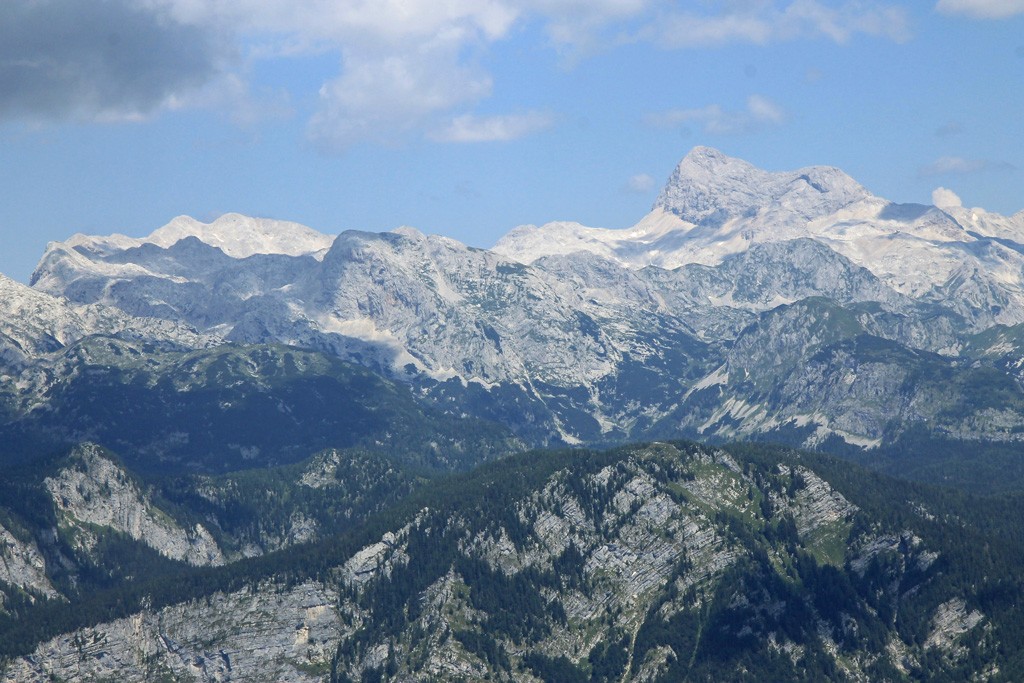 Mount Vogel uitzicht Triglav