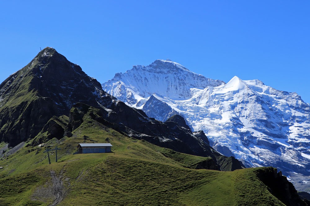 Uitzicht op Jungfrau