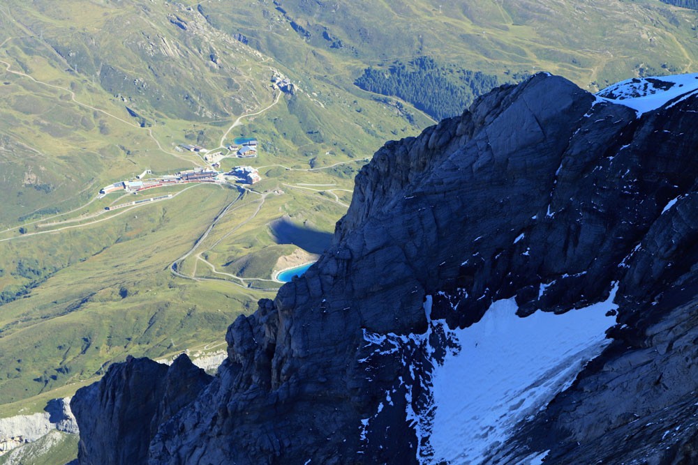Uitzicht op Kleine Scheidegg