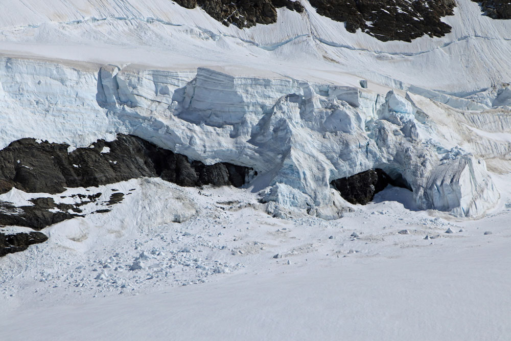 Jungfraujoch gletsjer