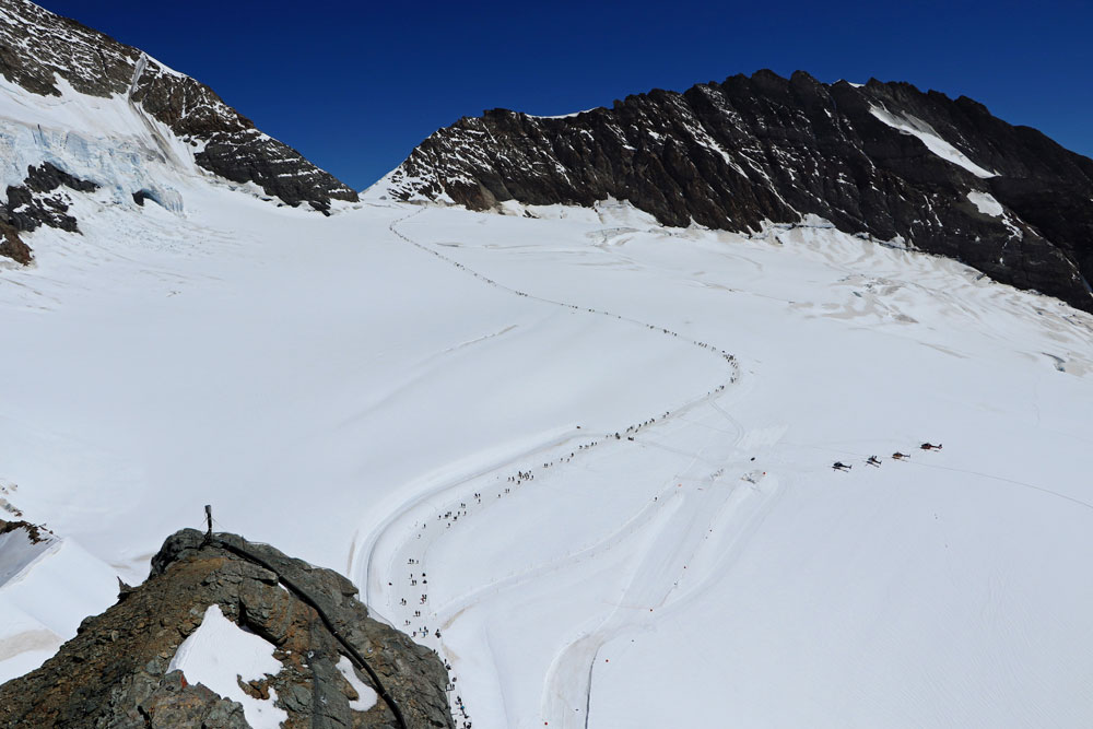 Hike Jungfraujoch naar Mönchsjochhütte