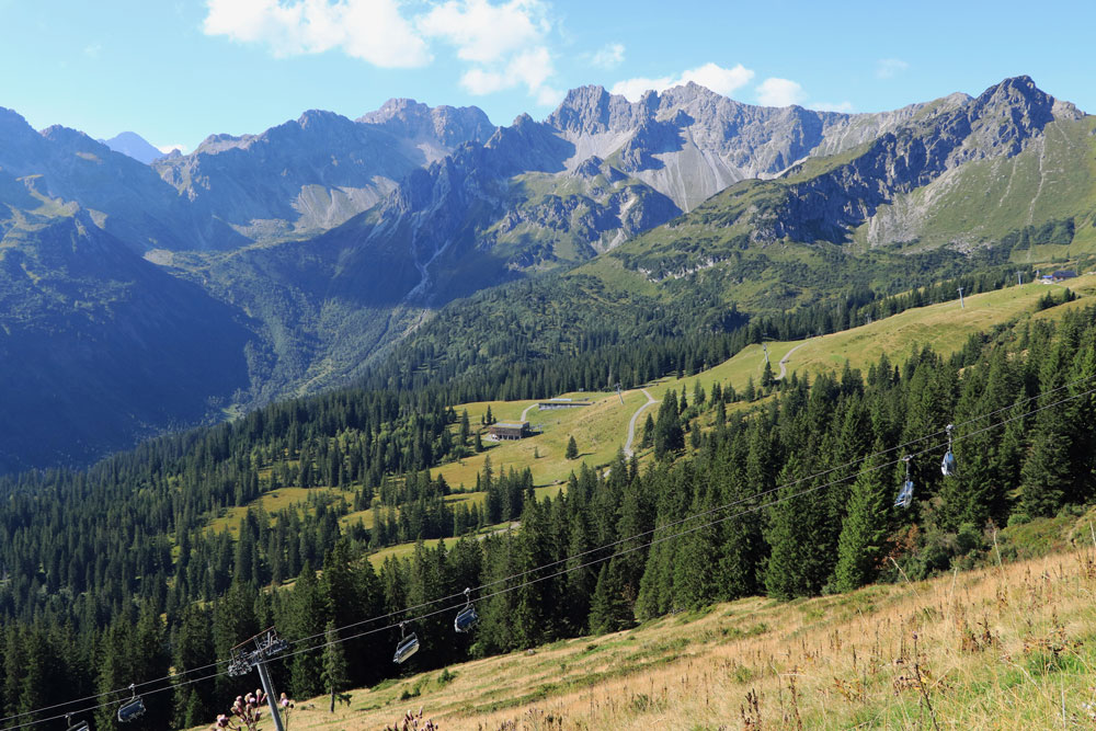 Allgaüer Alpen Fellhornbahn uitzicht