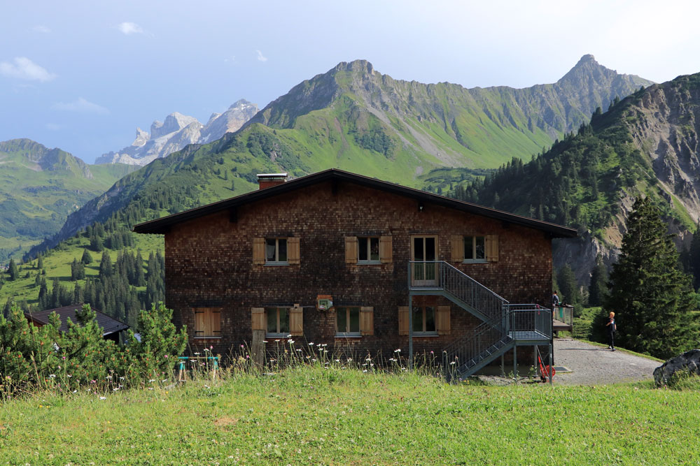 Huttentocht Rätikon Heinrich Hueter Hutte