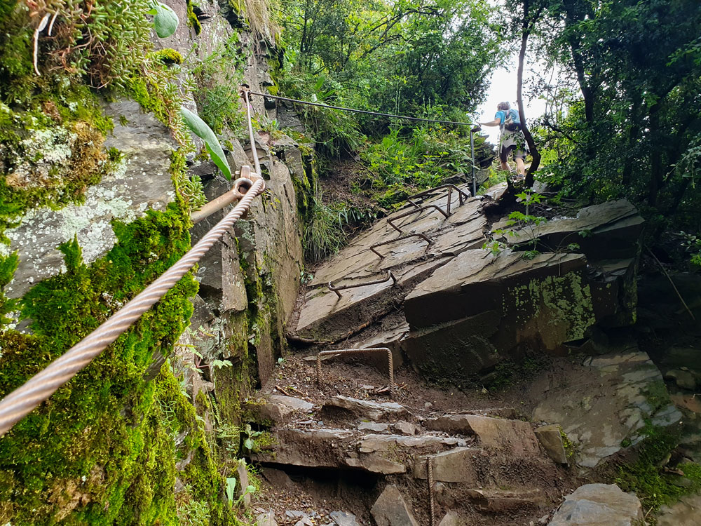 Calmont Klettersteig Moezel