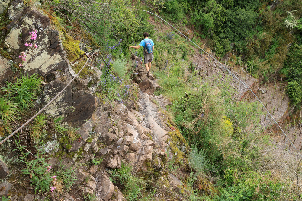 Calmont Klettersteig Moezel