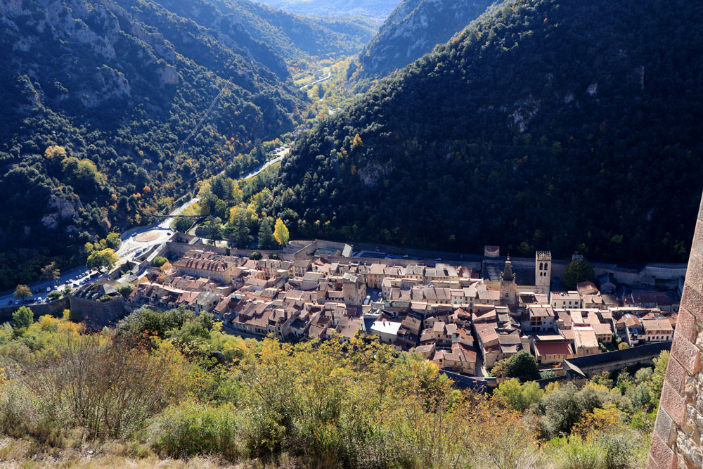 Villefranche-du-Conflent Zuid-Frankrijk