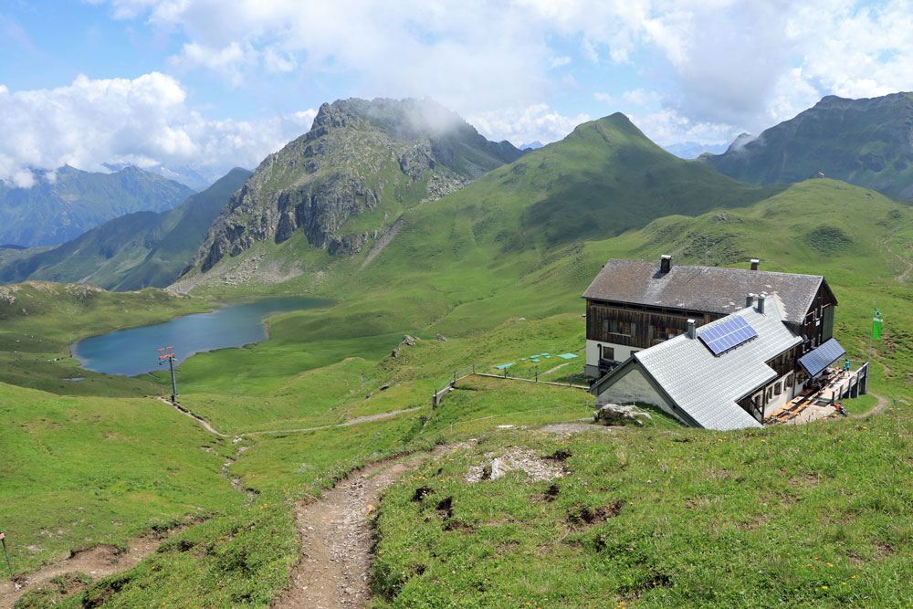 Huttentocht Rätikon etappe 3 Tilisunahütte