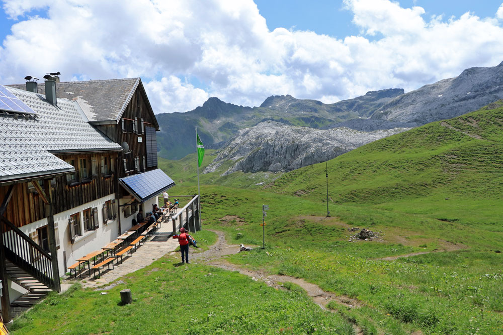 Huttentocht Rätikon etappe 3 Tilisunahütte