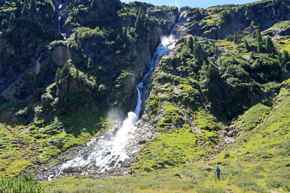 Hike Stubaital waterval Sulzenaufall