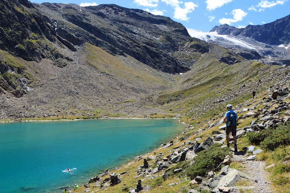 Hike Stubaital Blaue Lacke Sulzenaugletsjer