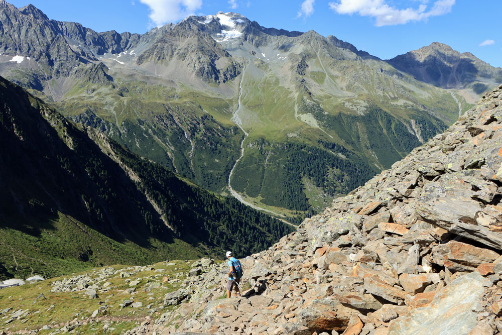 Hike Stubaital Stubaier Höhenweg etappe 4