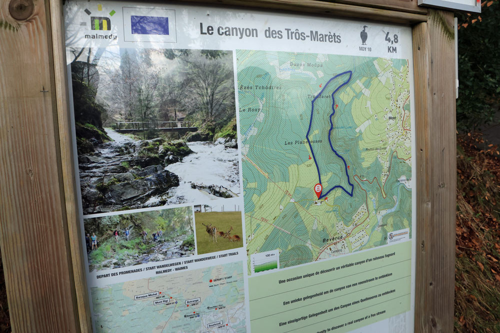 Wandeling Canyon des Trôs-Marets (Ardennen)