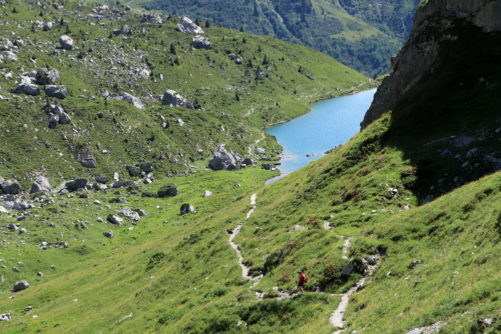 Rätikon hike Tilisunahütte Partnunsee