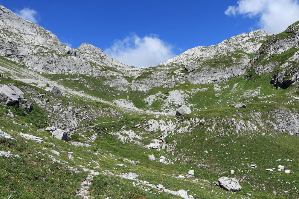 Rätikon hike Tilisunahütte Partnunsee