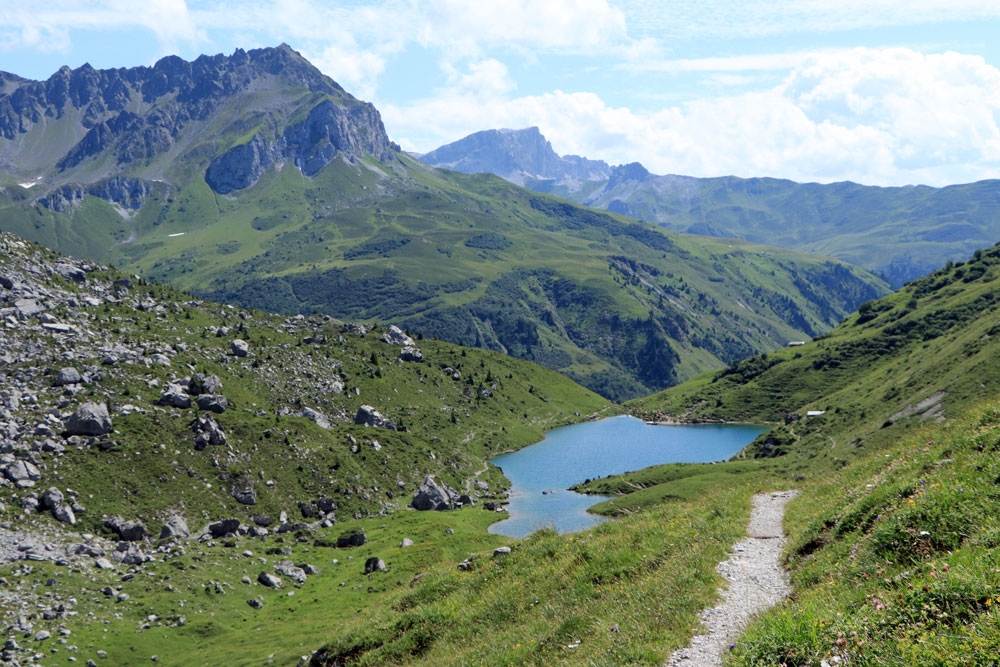 Rätikon hike Tilisunahütte Partnunsee