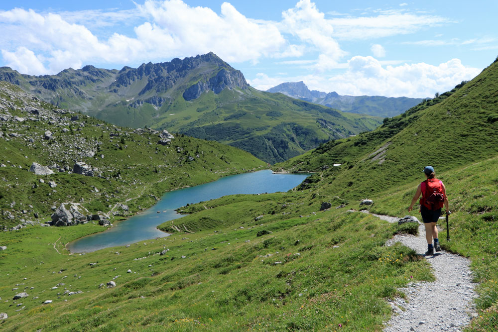 Rätikon hike Tilisunahütte Partnunsee