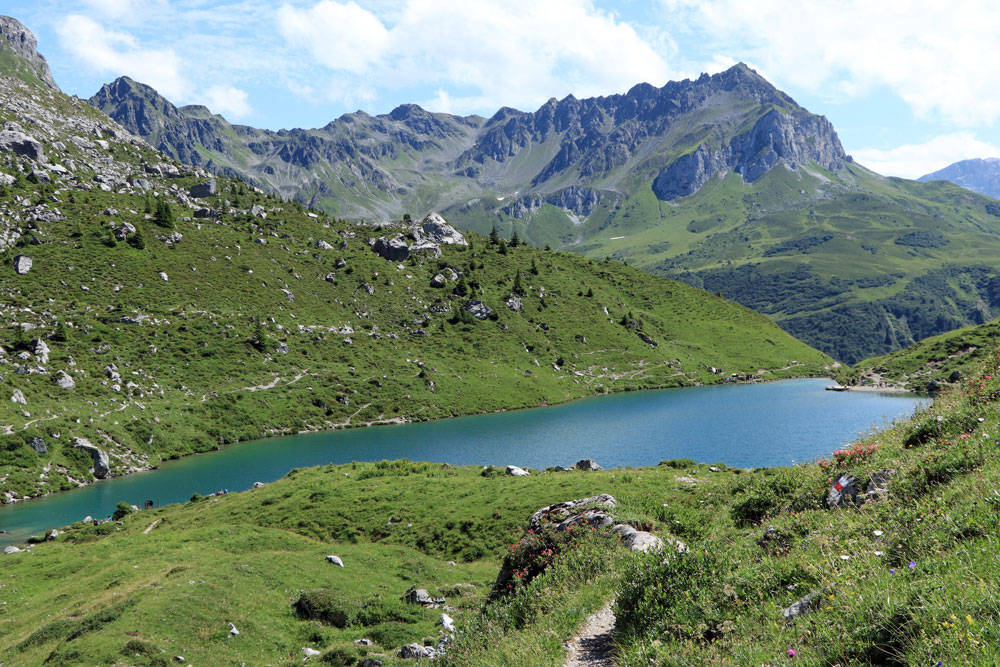 Rätikon hike Tilisunahütte Partnunsee