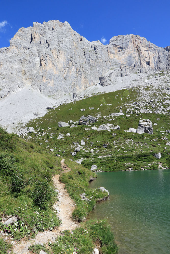 Rätikon hike Tilisunahütte Partnunsee