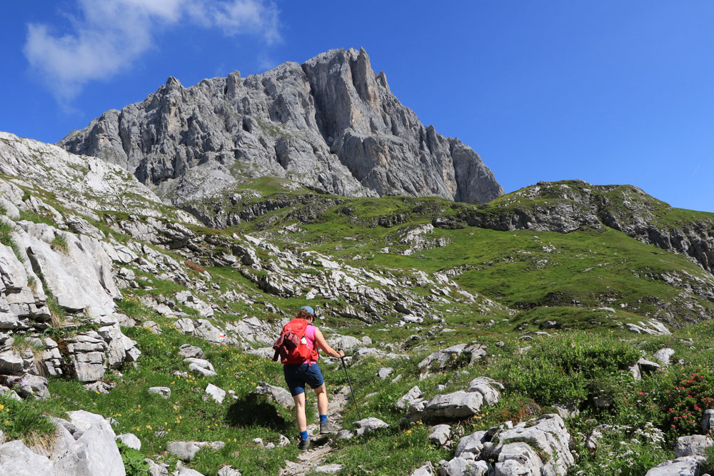 Rätikon hike Tilisunahütte Partnunsee