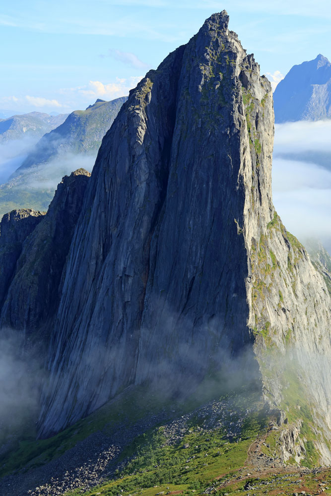 Hike Hesten Senja - uitzicht op Segla