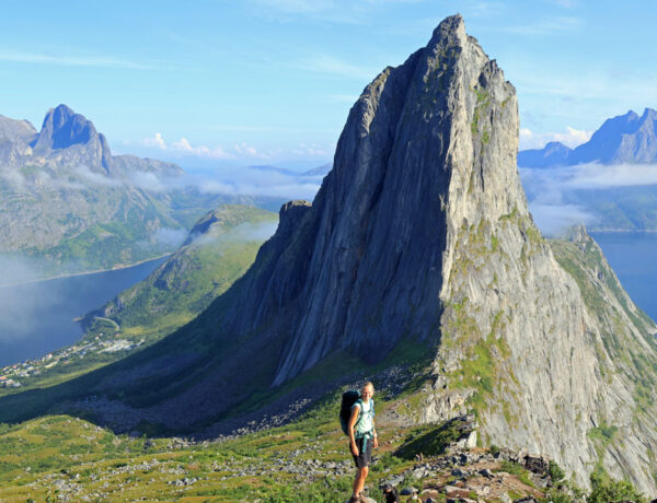Hike Hesten Senja - uitzicht op Segla
