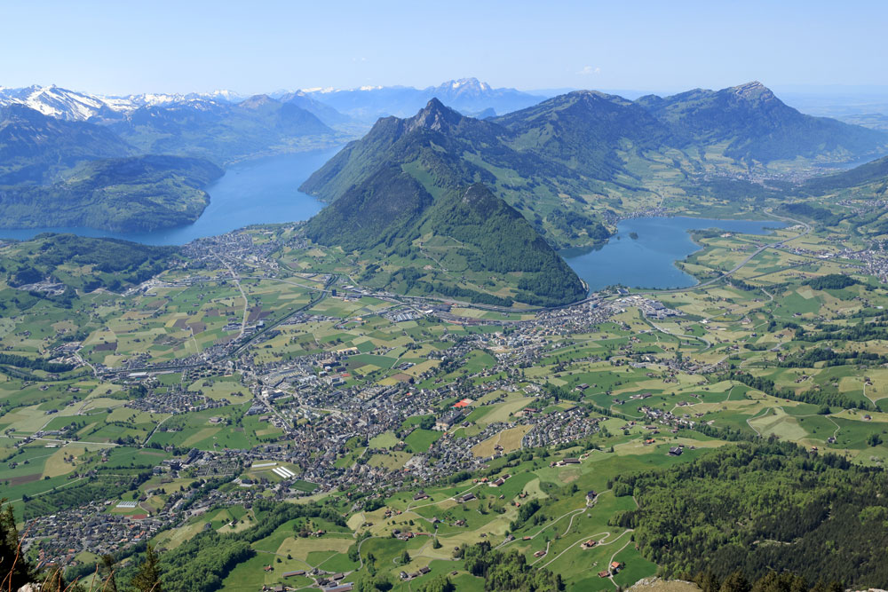 Grosser Mythen uitzicht