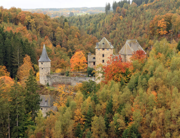 Burcht Reinhardstein - Panorama de la Warche