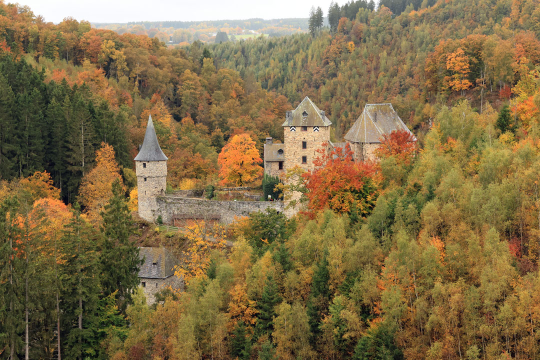 Burcht Reinhardstein - Panorama de la Warche