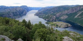 Sokkaknuten uitzicht Lysefjord