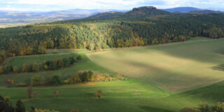 Uitzicht Pfaffenstein op Gohrisch